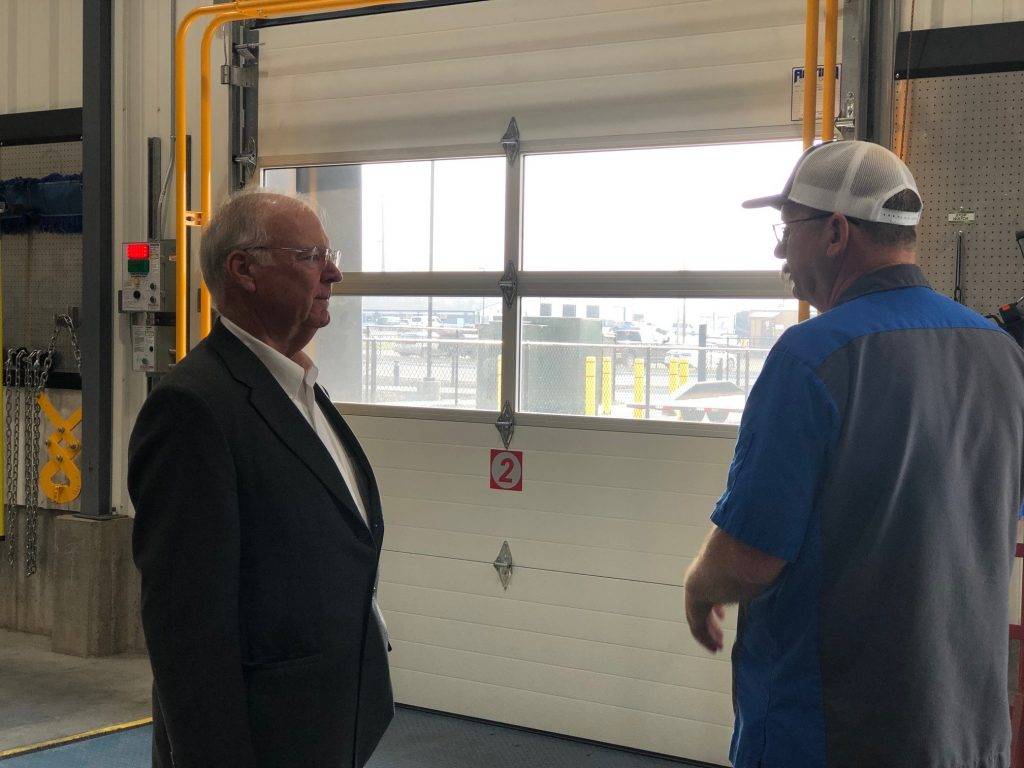 Idaho Commerce Director Tom Kealey speaks with local business, In the Ditch.