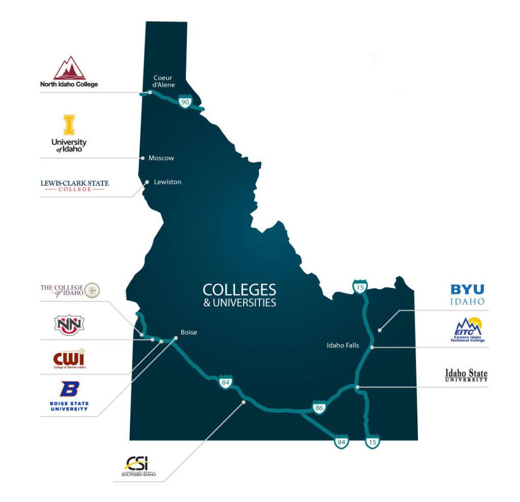Idaho Colleges And Universities Idaho Commerce 4248
