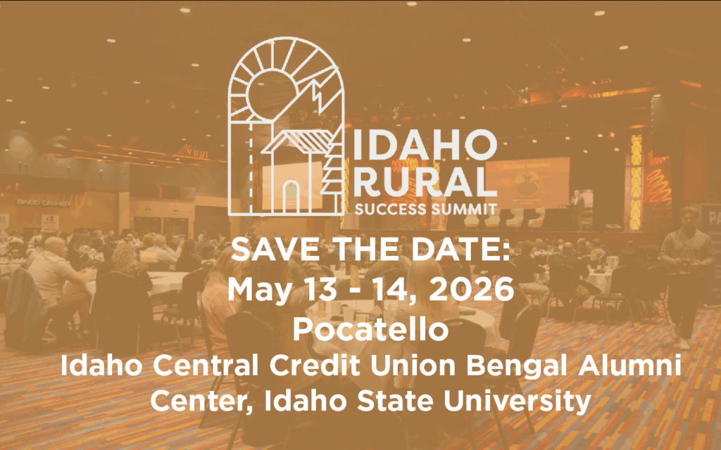 Attendees gather at the Idaho Rural Success Summit in Pocatello, Idaho, hosted by Idaho Central Credit Union, Bengal Alumni, and Idaho State University